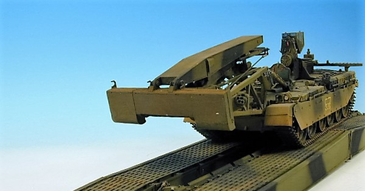 Char US poseur de pont M-48 AVLB Kit CMK 1/87 n° HOV011 