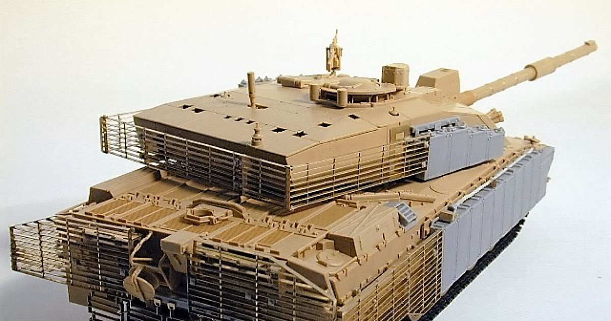 OKMO] Chobham Armor Add-on kit for 1/16 Challenger 2